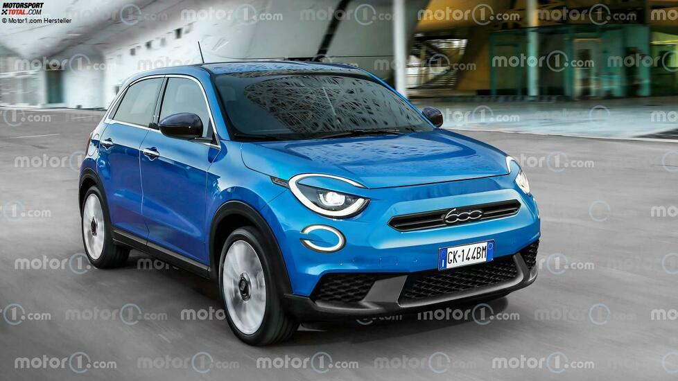 Fiat 600 als Rendering von Motor1.com