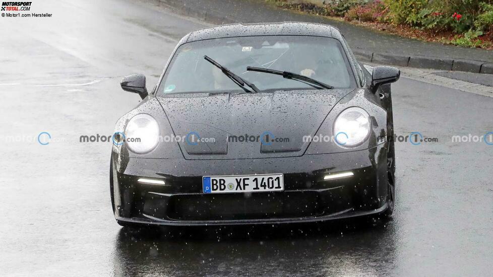 Porsche 911 ST auf neuen Erlkönigbildern (Dezember 2022)