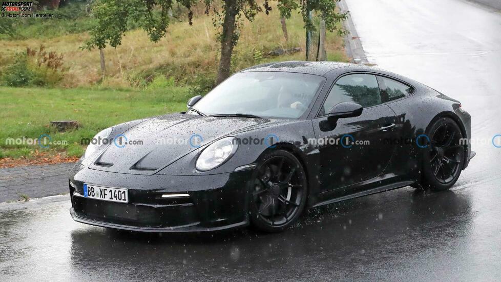 Porsche 911 ST auf neuen Erlkönigbildern (Dezember 2022)