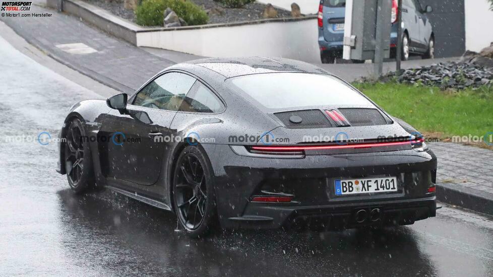 Porsche 911 ST auf neuen Erlkönigbildern (Dezember 2022)