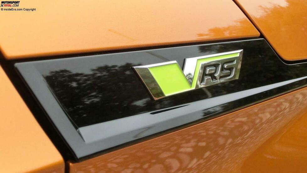 Skoda Enyaq RS in Phoenix Orange: Exterieurdetail