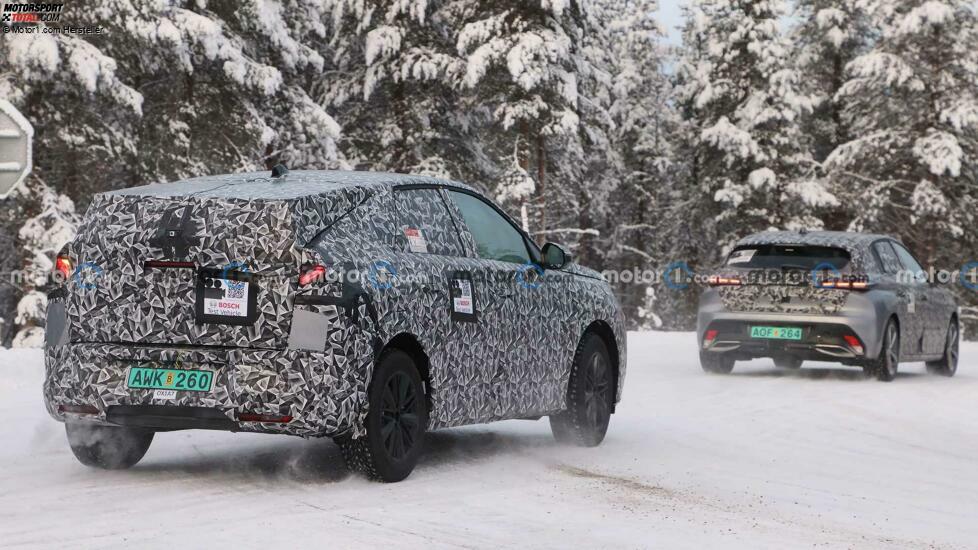 Peugeot 3008 auf neuen Erlkönigbildern