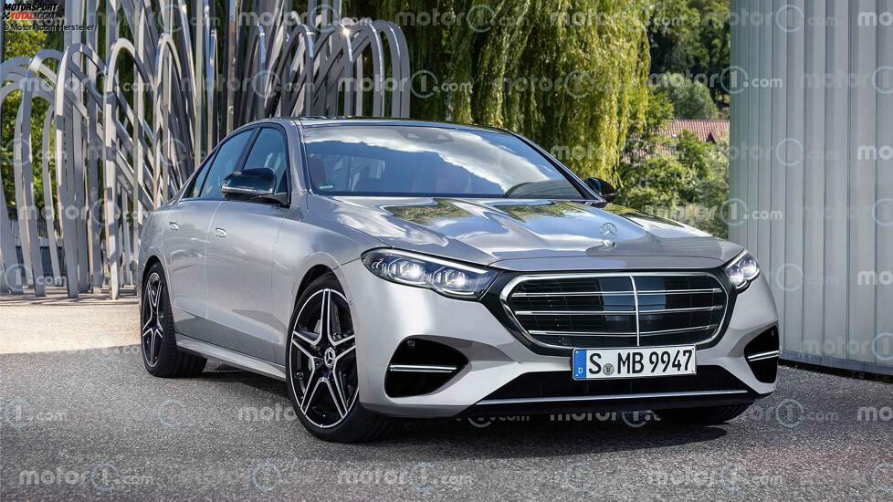 Mercedes-Benz E-Klasse (2023) als Rendering von Motor1.com