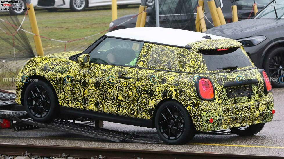 Neuer Mini Cooper (2023) mit Verbrennungsmotor als Erlkönig