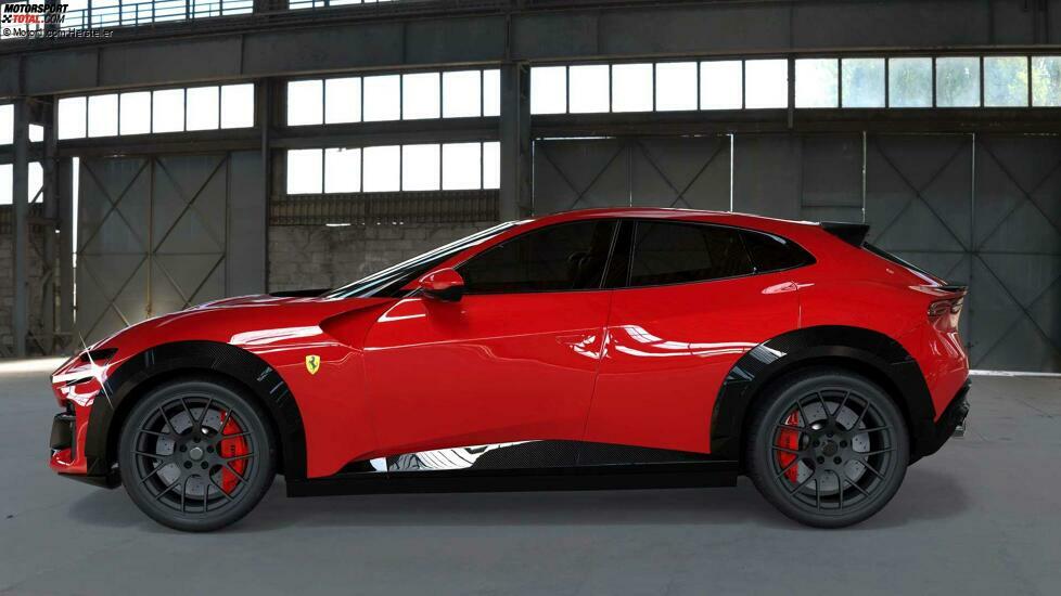 Ferrari Purosangue Widebody Renderings by DMC