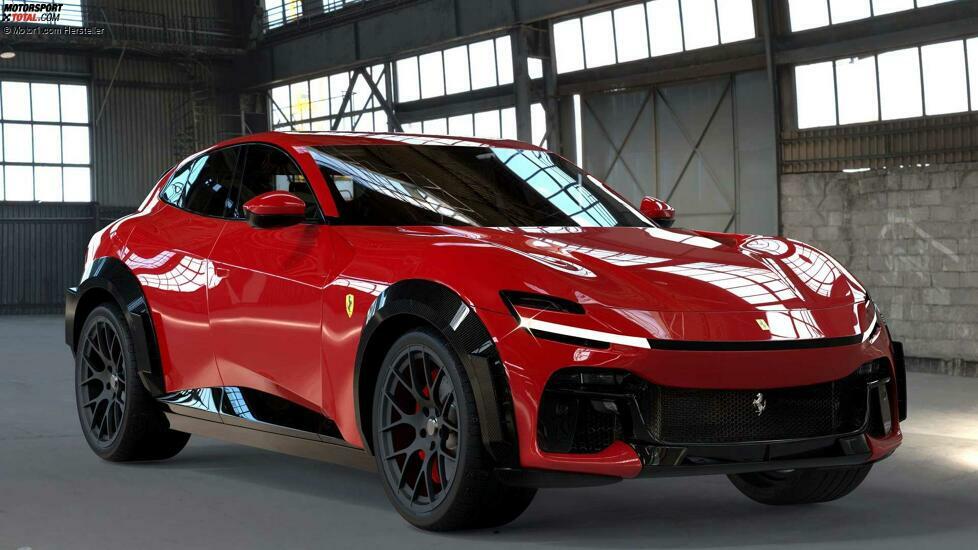 Ferrari Purosangue Widebody Renderings by DMC