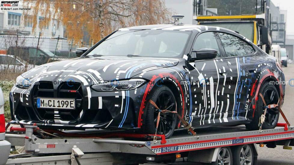 Spionagefoto des BMW M EV Testwagens