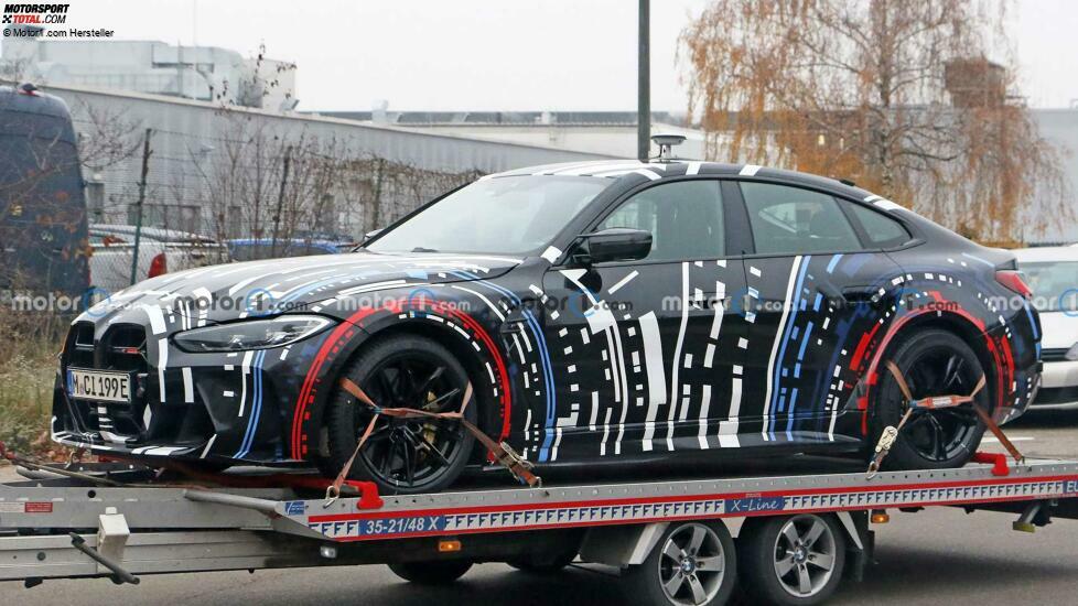 Spionagefoto des BMW M EV Testwagens