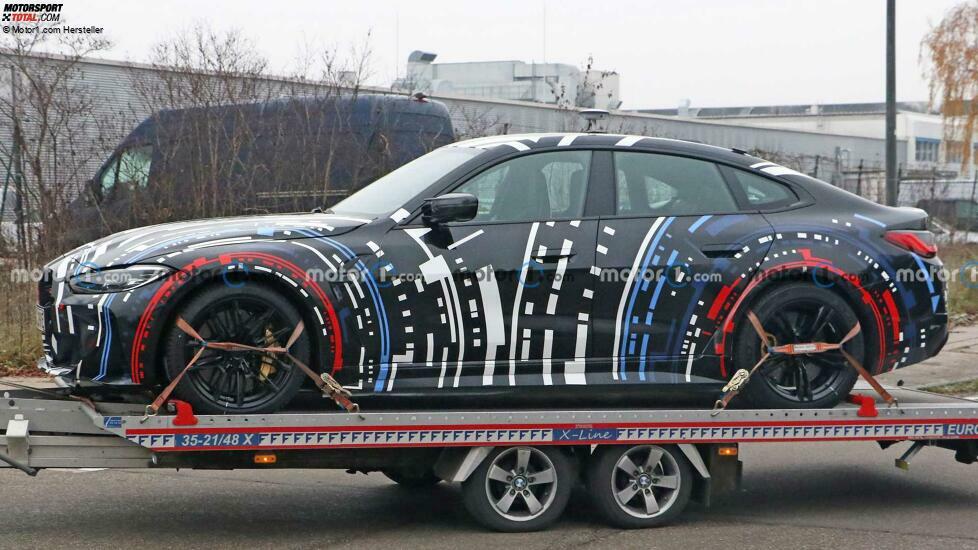 Spionagefoto des BMW M EV Testwagens