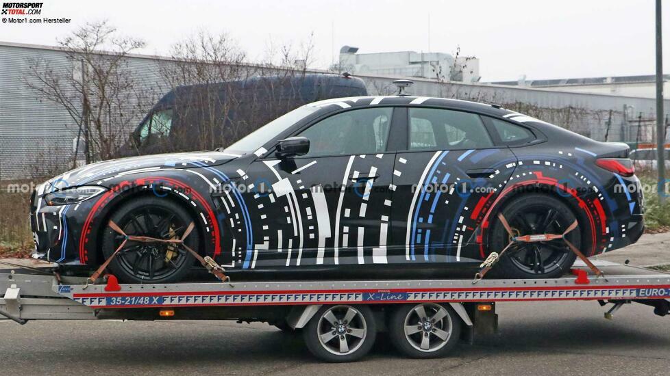 Spionagefoto des BMW M EV Testwagens