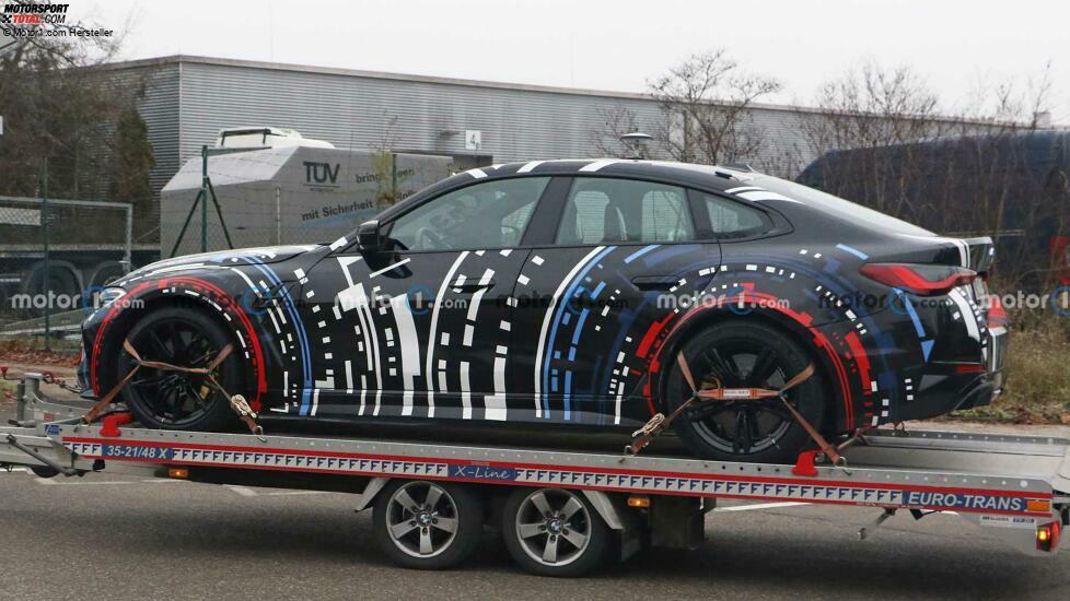 Spionagefoto des BMW M EV Testwagens