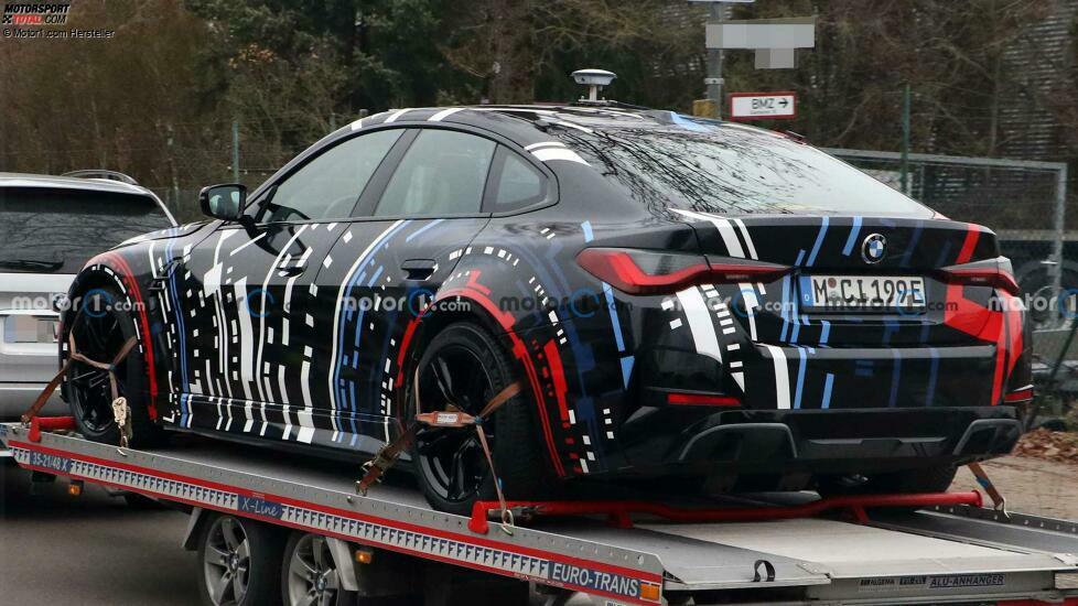 Spionagefoto des BMW M EV Testwagens