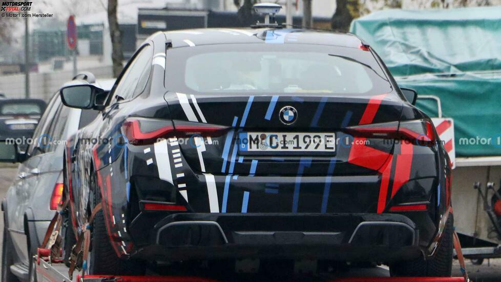 Spionagefoto des BMW M EV Testwagens