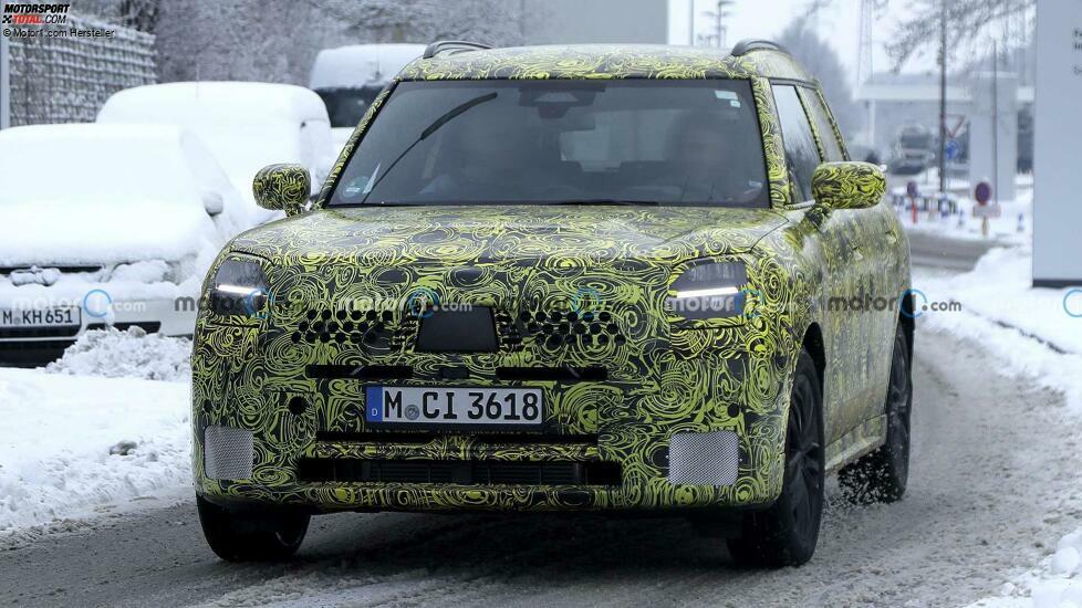 Mini Countryman (2023) auf neuen Erlkönigbildern