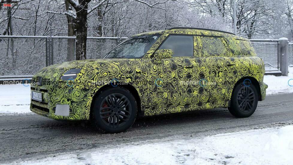 Mini Countryman (2023) auf neuen Erlkönigbildern