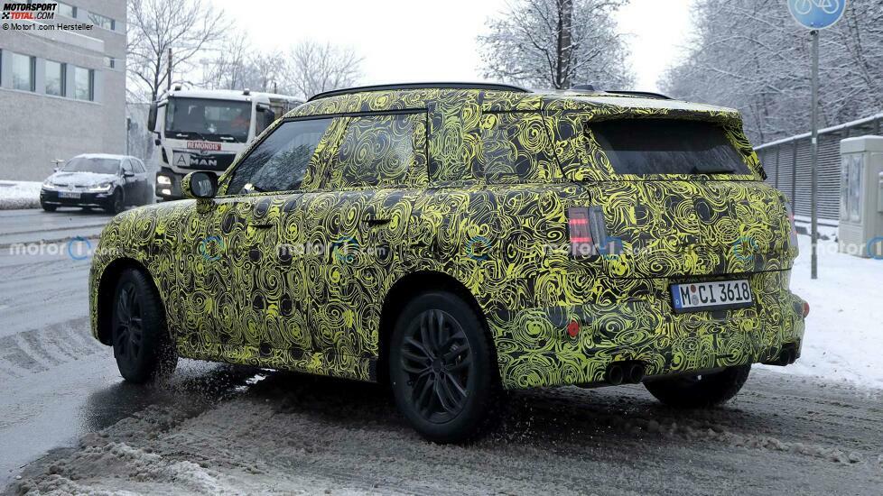 Mini Countryman (2023) auf neuen Erlkönigbildern