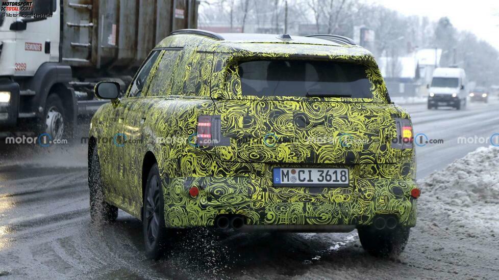 Mini Countryman (2023) auf neuen Erlkönigbildern