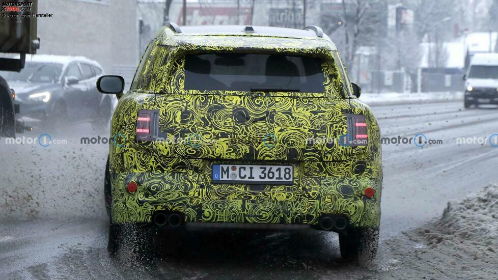 Mini Countryman (2023) auf neuen Erlkönigbildern