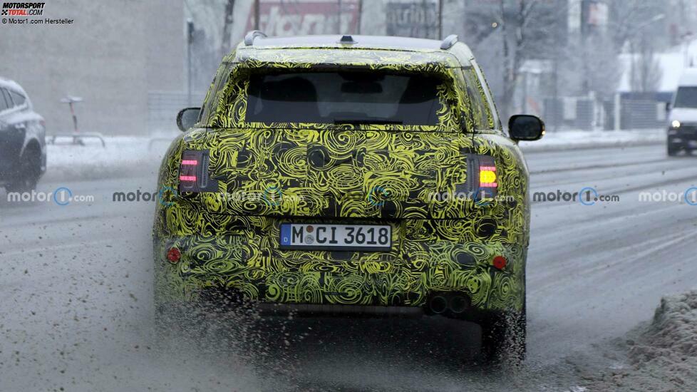 Mini Countryman (2023) auf neuen Erlkönigbildern