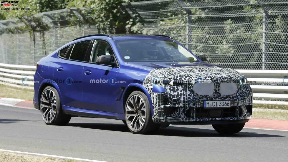 BMW X6 M (2023) mit Facelift als Erlkönig auf dem Nürburgring