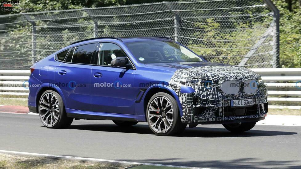 BMW X6 M (2023) mit Facelift als Erlkönig auf dem Nürburgring