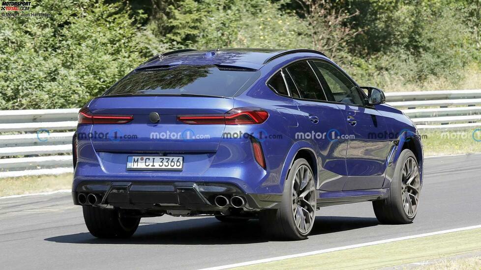 BMW X6 M (2023) mit Facelift als Erlkönig auf dem Nürburgring