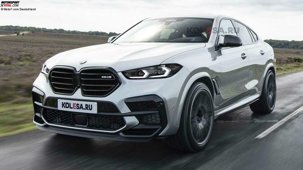 BMW X6 M facelift rendering