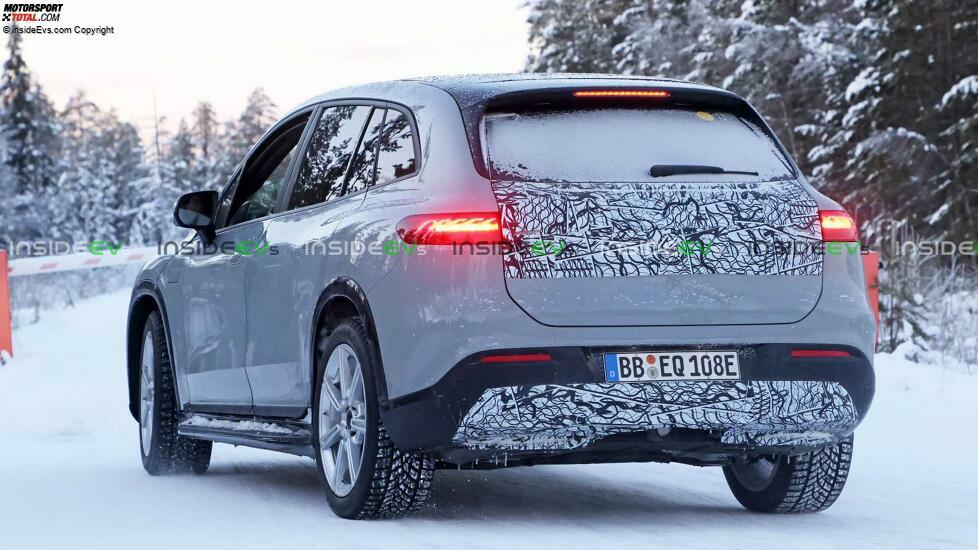 Spionagefotos des Maybach EQS SUV 2024