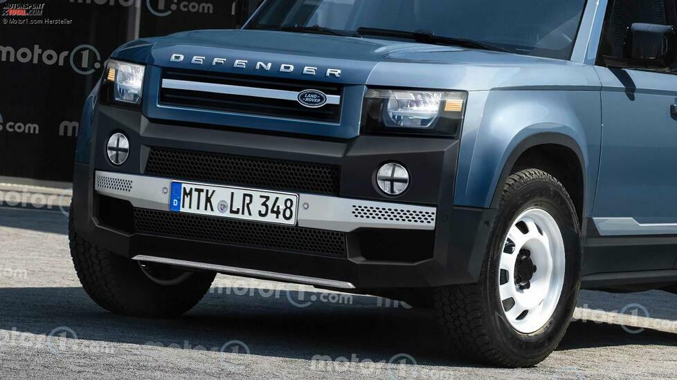 Land Rover Defender 80 als Rendering von Motor1.com