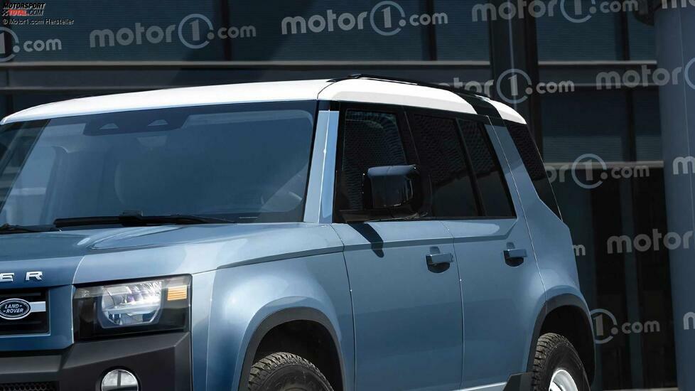 Land Rover Defender 80 als Rendering von Motor1.com