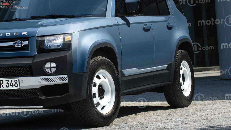 Land Rover Defender 80 als Rendering von Motor1.com