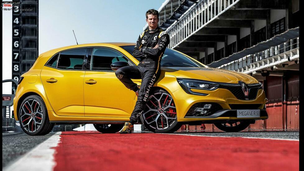 Renault-Formel-1-Pilot Nico Hülkenberg durfte den Mégane R.S. Trophy schon fahren