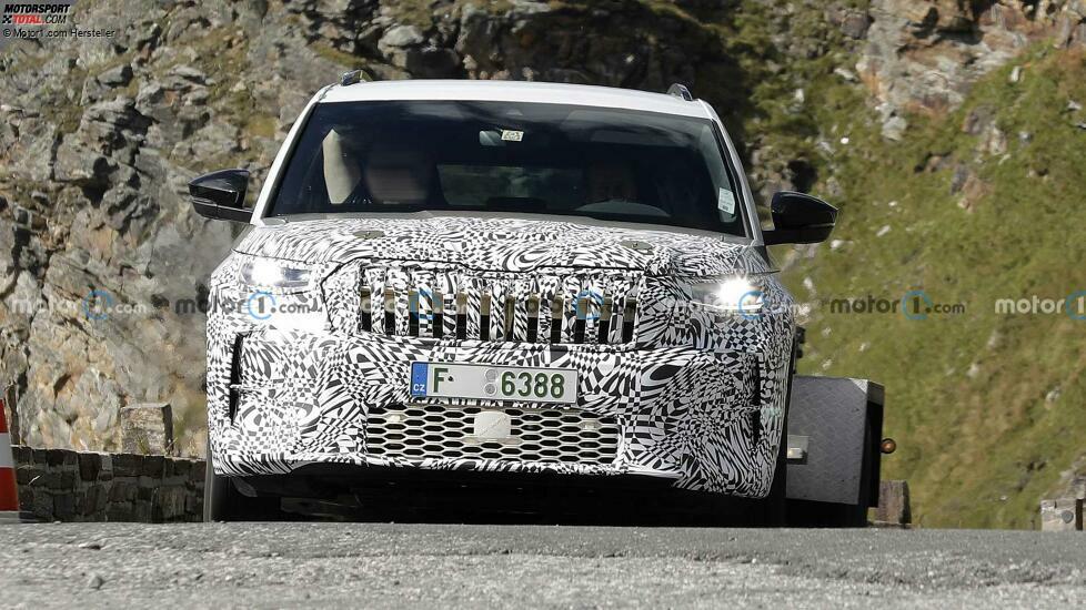 Skoda Kodiaq (2024) auf ersten Erlkönigbildern