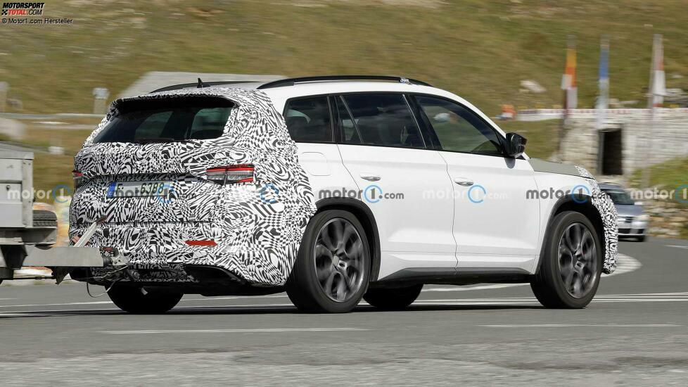 Skoda Kodiaq (2024) auf ersten Erlkönigbildern