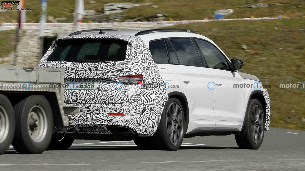 Skoda Kodiaq (2024) auf ersten Erlkönigbildern