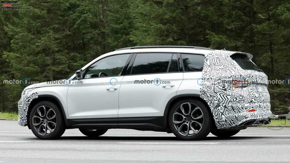 Skoda Kodiaq (2024) auf ersten Erlkönigbildern