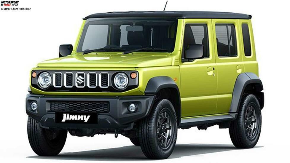 Suzuki Jimny Fünftürer (2023) debütiert mit 105PSMildHybrid