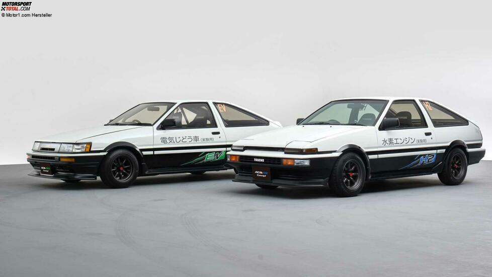 Toyota AE86 H2- und AE86 BEV-Konzepte