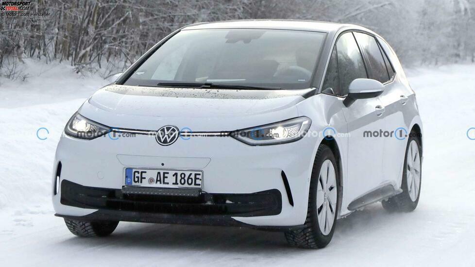 Volkswagen ID.3 Facelift (2023) erstmals erwischt