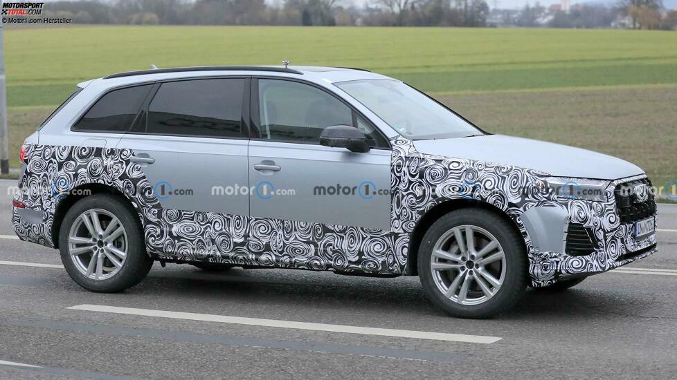 Audi Q7 (2024) mit zweitem Facelift als Erlkönig