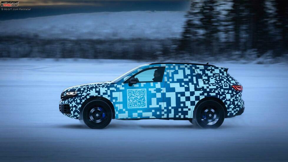 VW Touareg (2023) zeigt sich mit Facelift auf Teaserbildern