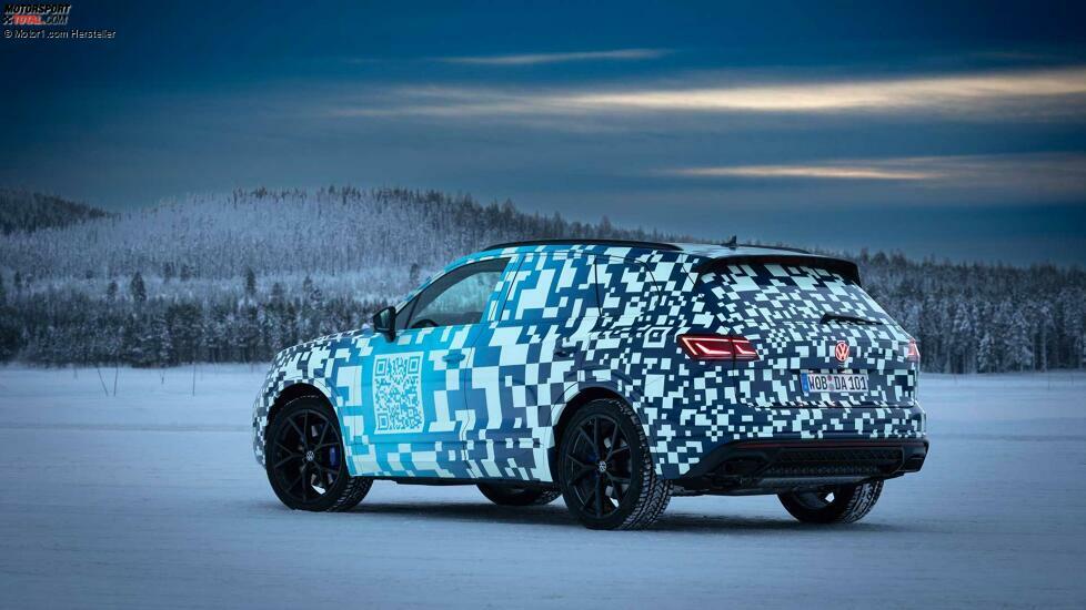 VW Touareg (2023) zeigt sich mit Facelift auf Teaserbildern