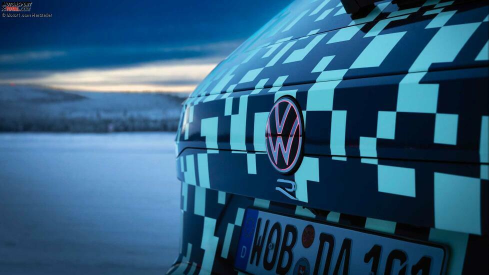 VW Touareg (2023) zeigt sich mit Facelift auf Teaserbildern