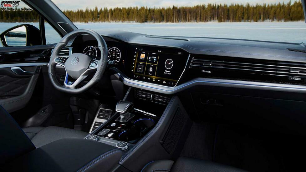 VW Touareg (2023) zeigt sich mit Facelift auf Teaserbildern