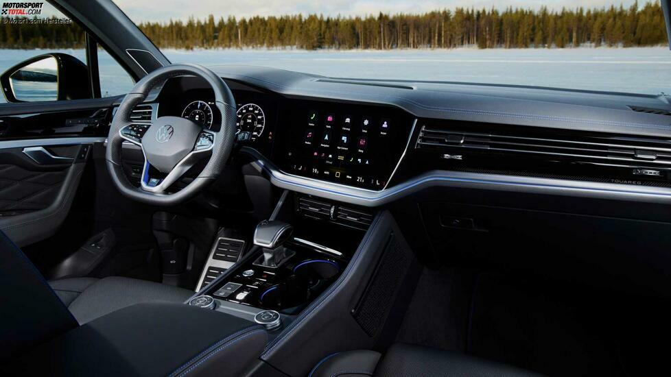 VW Touareg (2023) zeigt sich mit Facelift auf Teaserbildern