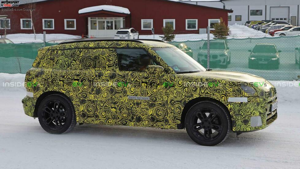 Mini Countryman Elektroversion als Erlkönig