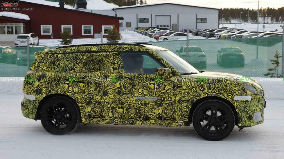 Mini Countryman Elektroversion als Erlkönig