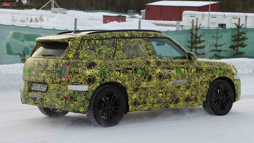 Mini Countryman Elektroversion als Erlkönig
