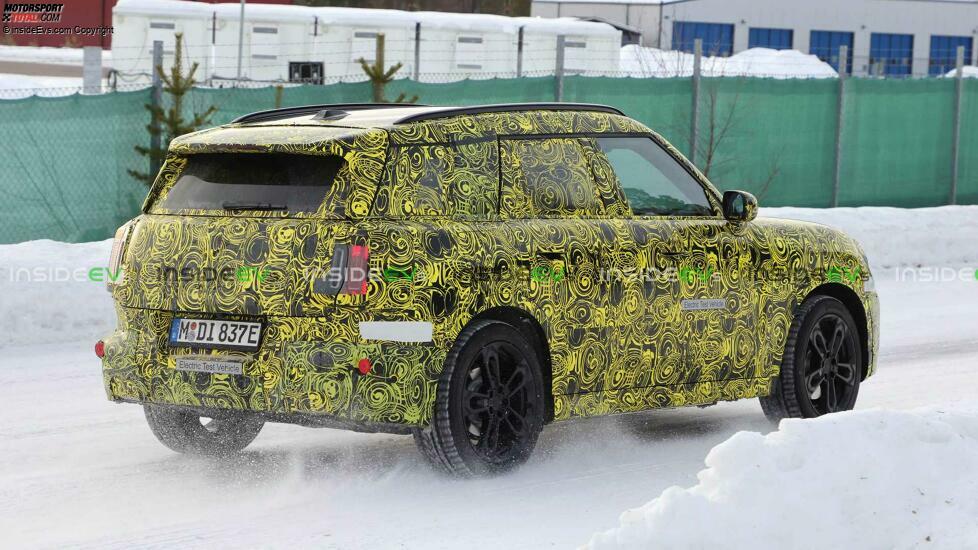 Mini Countryman Elektroversion als Erlkönig