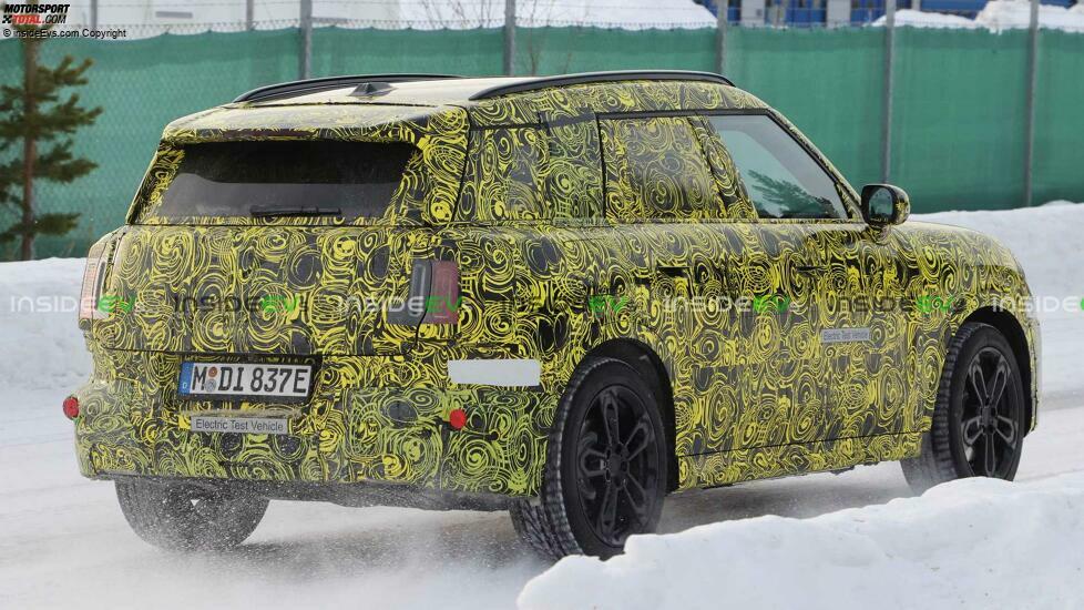Mini Countryman Elektroversion als Erlkönig